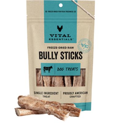 Vital Essentials Freeze-Dried Raw Bully Sticks Dog Treats, 1.4 oz.