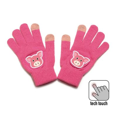 Image showing David and Young Kids' Pig Glove and Hat Set