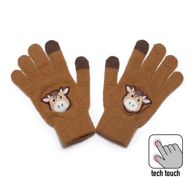 Image showing David and Young Kids' Cow Glove and Hat Set