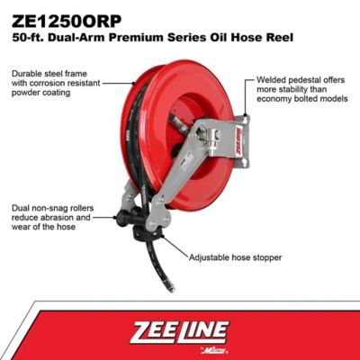 Image showing  Premium Series 50 ft oil Hose Reel 1/2 npt
