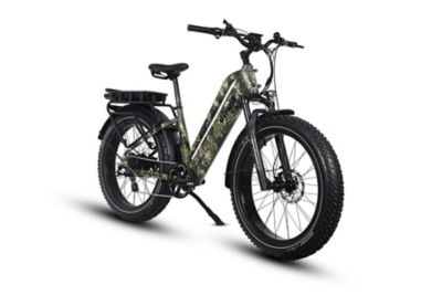 Image showing  750W Pioneer Plus Fat Tire All-Terrain Electric Bike, Green Camo