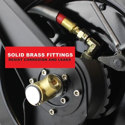 Image showing 6 th Milton 1/2 in. Auto Retracting Air Hose Reel