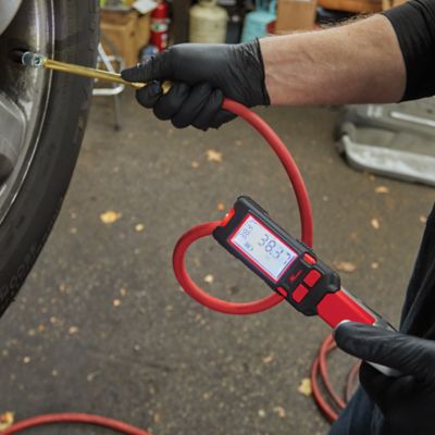 Image showing  Precision Inflator Gauge Kit, Digital 0-160 PSI, with 4 chucks