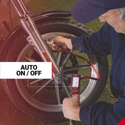 Image showing 6 th Milton Precision Inflator Gauge Kit, Digital 0-160 PSI, with 4 chucks