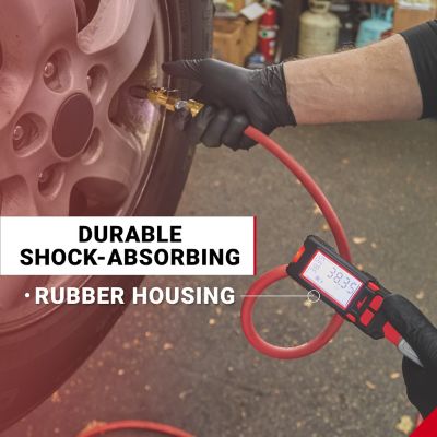 Image showing 8 th Milton Precision Inflator Gauge Kit, Digital 0-160 PSI, with 4 chucks