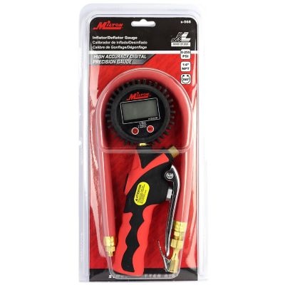 Image showing 8 th Milton 0-255 PSI Heavy-Duty Digital Tire Pressure Gauge and Inflator
