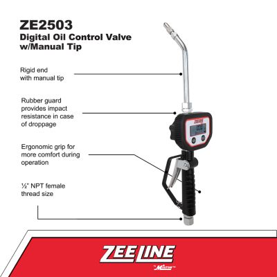 Image showing  Premium Series non-Preset Meter with Rigid Manual tip