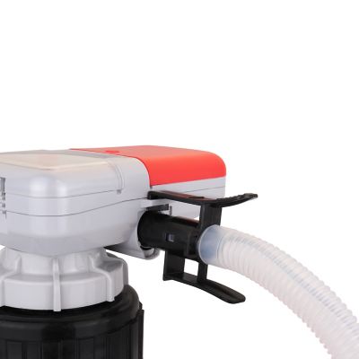 Image showing 7 th Zeeline by Milton AA Battery Powered Fuel Can Transfer Pump for Racing Fuel Cans-Red
