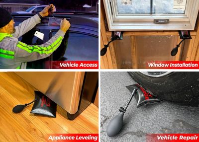 Image showing  Mini Easy Air Shim Inflatable Pry Bar and Leveling Air Wedge Bag Tool