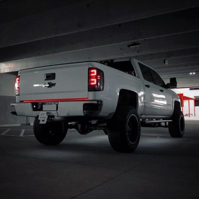 Image showing  2014-2018 Silverado/Sierra Rear Bumper Cover (with parking sensor), BK3010