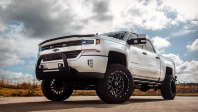 Image showing  2016-2018 Silverado 1500 Front Bumper Cover (with fog lamps), DK0301