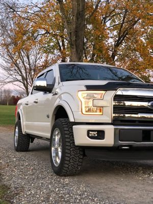 Image showing  2015-2017 F150 Front Bumper Cover (Side Sections) (No Fog Lamps), DF0112