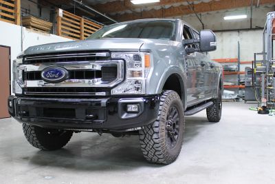 Image showing  2020-2022 F250/F350 Front Bumper Cover (no Fog Lamps), FD0110