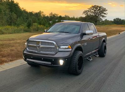 Image showing  2013-2018 Ram Front Bumper Cover (with fog lamps) (with sensors), DR0410