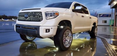 Image showing  2014-2021 Toyota Tundra Front Bumper Cover (With Sensors), DU03SS