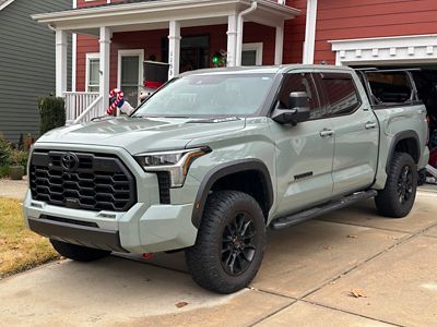 Image showing  2022-2024 Toyota Tundra Grille Surround and Hood Bulge Overlay, GGU12