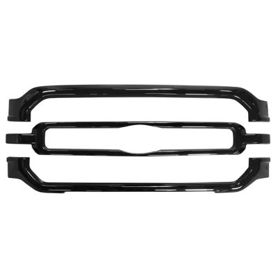 Image showing  2021-2023 F150 XLT Upper and Lower Grille Overlays, G-FF301