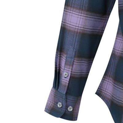 Image showing  Women's Flex Collared Long-Sleeve Flannel Work Shirt