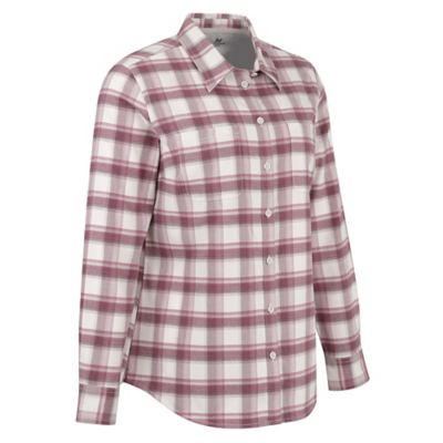Image showing  Women's Flex Collared Long-Sleeve Flannel Work Shirt