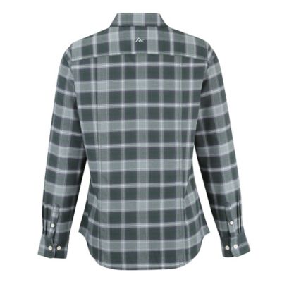 Image showing 1 th Ridgecut Women's Flex Collared Long-Sleeve Flannel Work Shirt