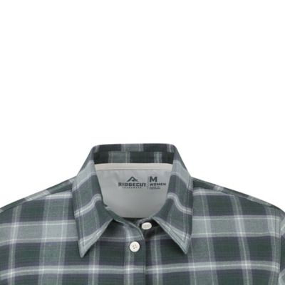 Image showing 5 th Ridgecut Women's Flex Collared Long-Sleeve Flannel Work Shirt