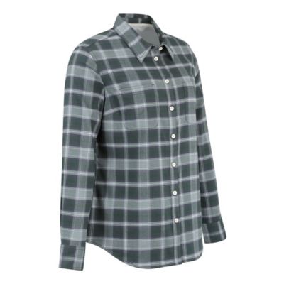 Image showing  Women's Flex Collared Long-Sleeve Flannel Work Shirt