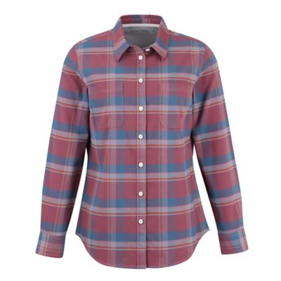 Image showing  Women's Flex Collared Long-Sleeve Flannel Work Shirt