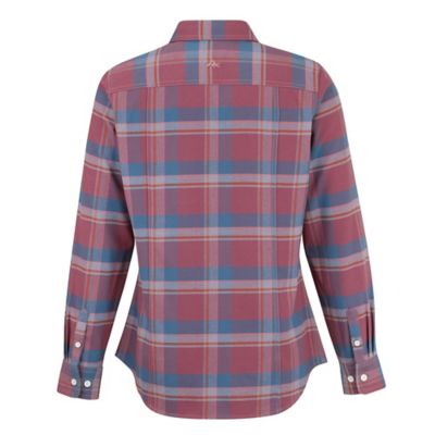 Image showing  Women's Flex Collared Long-Sleeve Flannel Work Shirt