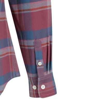 Image showing  Women's Flex Collared Long-Sleeve Flannel Work Shirt