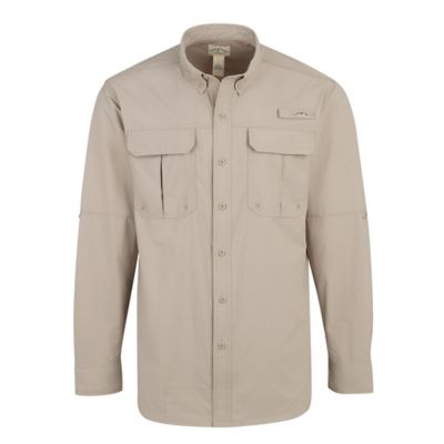 Blue Mountain Men's Quick Dry Long-Sleeve Button-Down Fishing Shirt