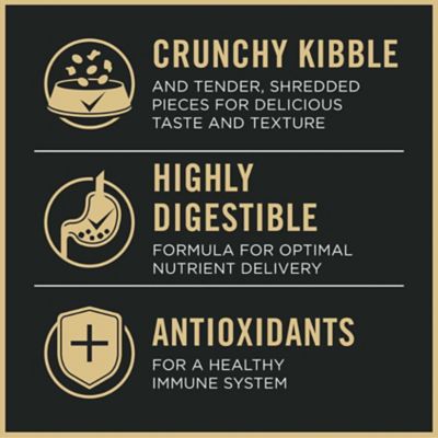 Image showing  Small Breed Senior 7+ Shredded Blend Chicken and Rice Formula Dry Dog Food, 6 lb. Bag