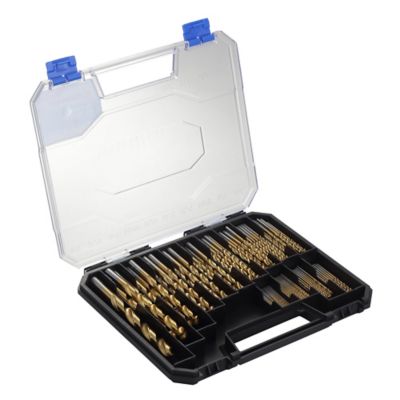 Image showing  130 pc. HSS Titanium Drill Bit Set