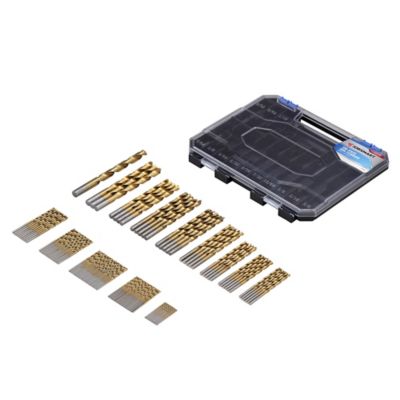 Image showing  130 pc. HSS Titanium Drill Bit Set