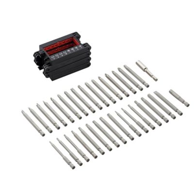 Image showing  34 pc. Security Bit Set with Folding Rack