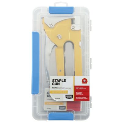 Image showing  Staple Gun with 2,000 Staples, Yellow