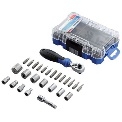 Image showing  1/4 in. Drive Dual Head Ratcheting Socket Set, 26 pc.