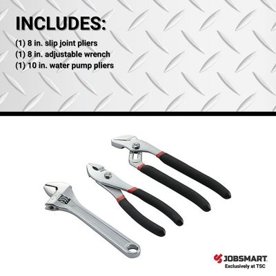 Image showing  3 pc. Plier and Wrench Set