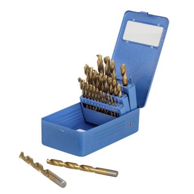 Image showing  29 pc. HSS Titanium Drill Bit Set, Blue