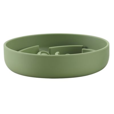 Image showing  40 oz. Honeycomb Silicone Pet Slow Feeder Bowl