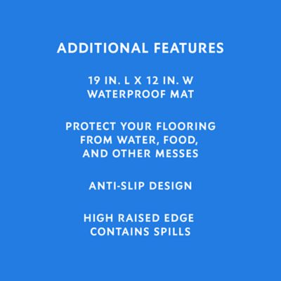 Image showing 5 th Retriever Silicone Food Mat for Pets, Assorted