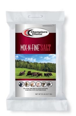 Champion's Choice Mix-n-Fine Salt, 50 lb.