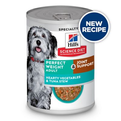 Hill's Science Diet Adult Canine Perfect Weight and Joint Support Vegetable & Tuna Stew