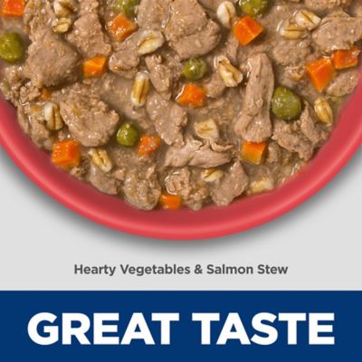 Image showing  Adult Perfect Weight Hearty Vegetables and Salmon Stew Wet Dog Food, 12.5 oz.