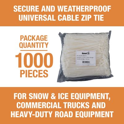 Image showing  7-1/2 in. Universal Nylon Cable Zip Tie (1,000-Pack)