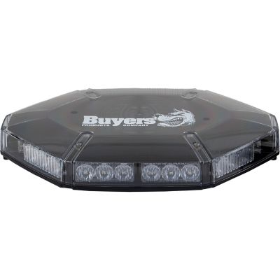 Image showing  17 in. Amber/Green Hexagonal LED Mini Light Bar with Magnetic Mount