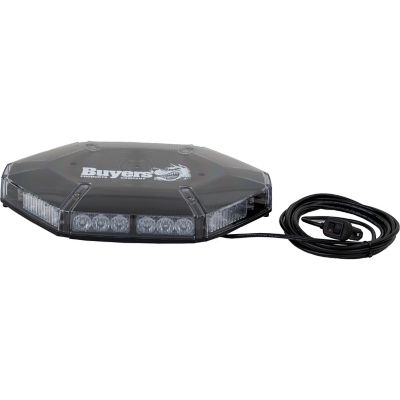 Image showing  17 in. Amber/Green Hexagonal LED Mini Light Bar with Magnetic Mount