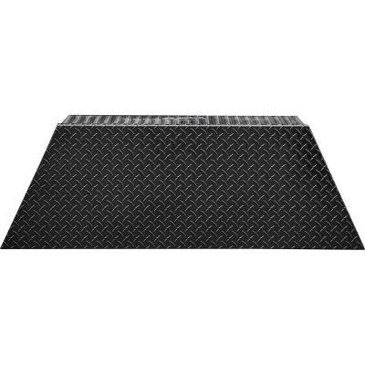 Image showing 7 th Buyers Products 35 in. Wide Gloss Black Diamond Tread Aluminum Trailer Tongue Truck Box