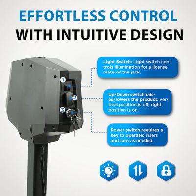 Image showing  350 lb. Electric Wheelchair/Scooter Carrier with Automatic Lift