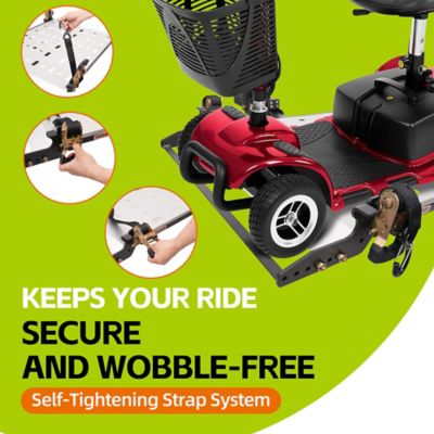 Image showing 6 th Rockland 350 lb. Electric Wheelchair/Scooter Carrier with Automatic Lift