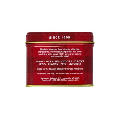 Image showing  Limited Edition Red Plaid Tin Skin Balm
